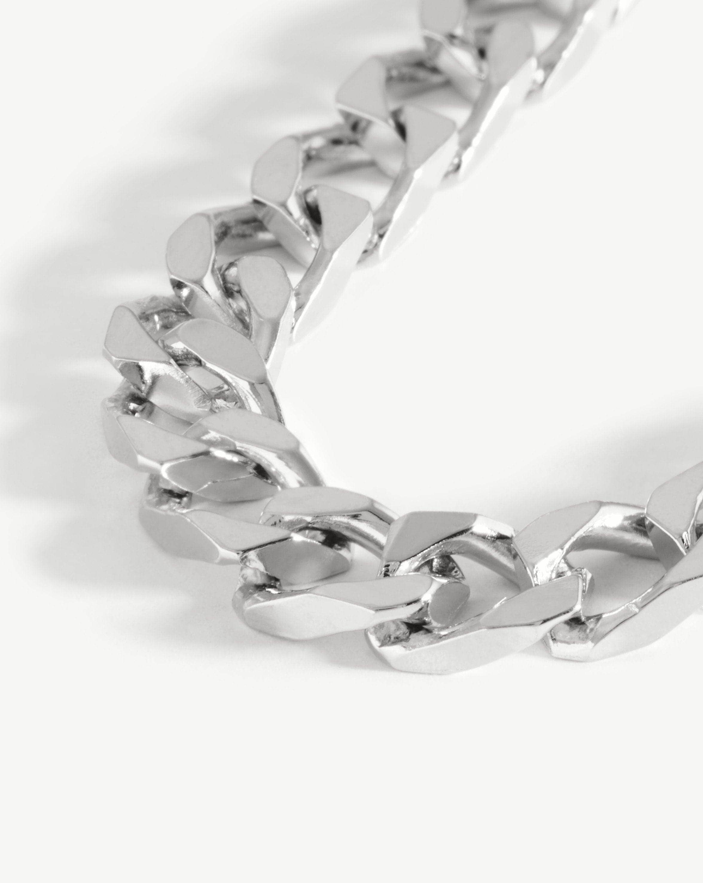 Buy Silver Stainless Steel Polished 2mm Flat Curb Chain Online - Inox  Jewelry India
