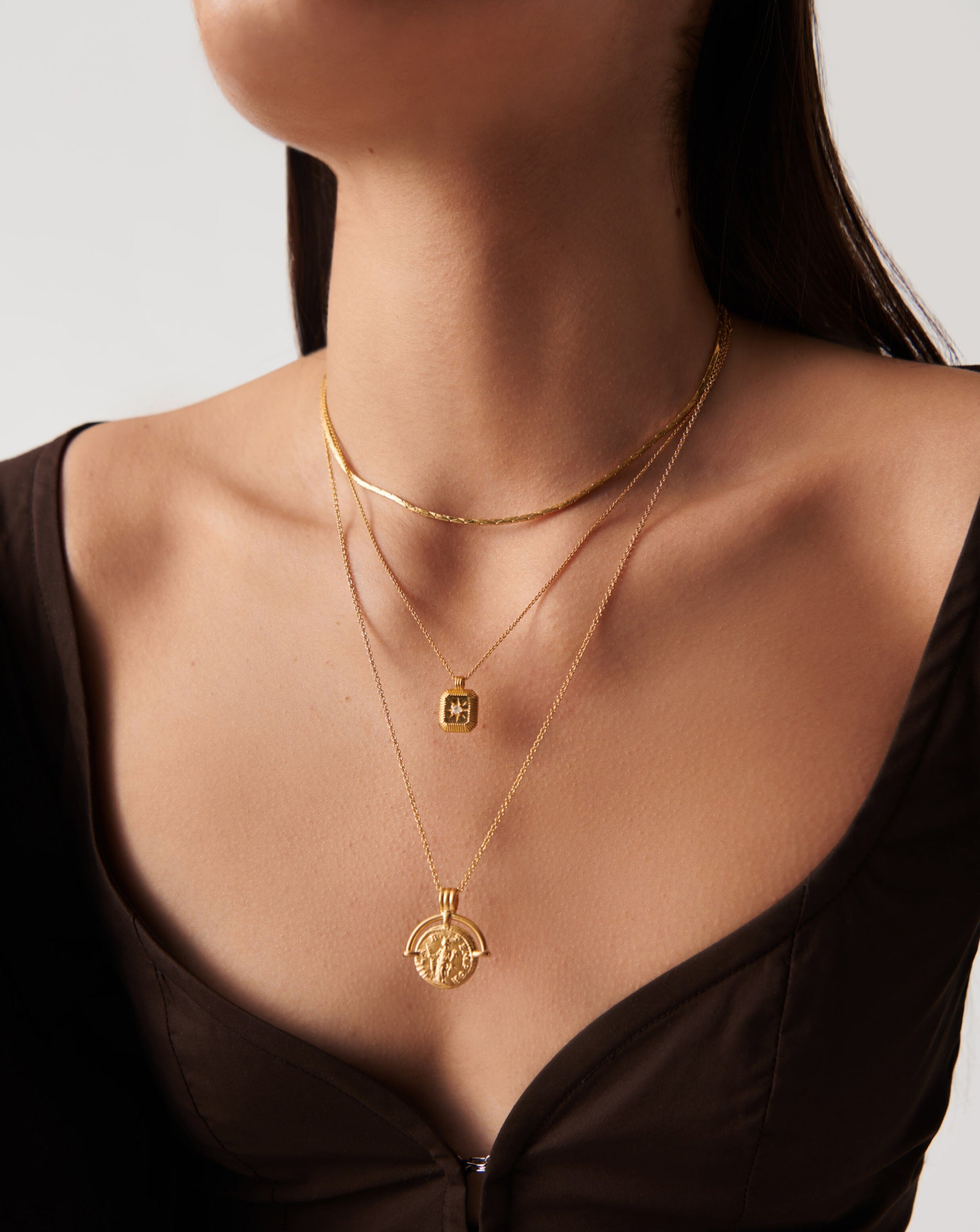 Missoma gold store coin necklace