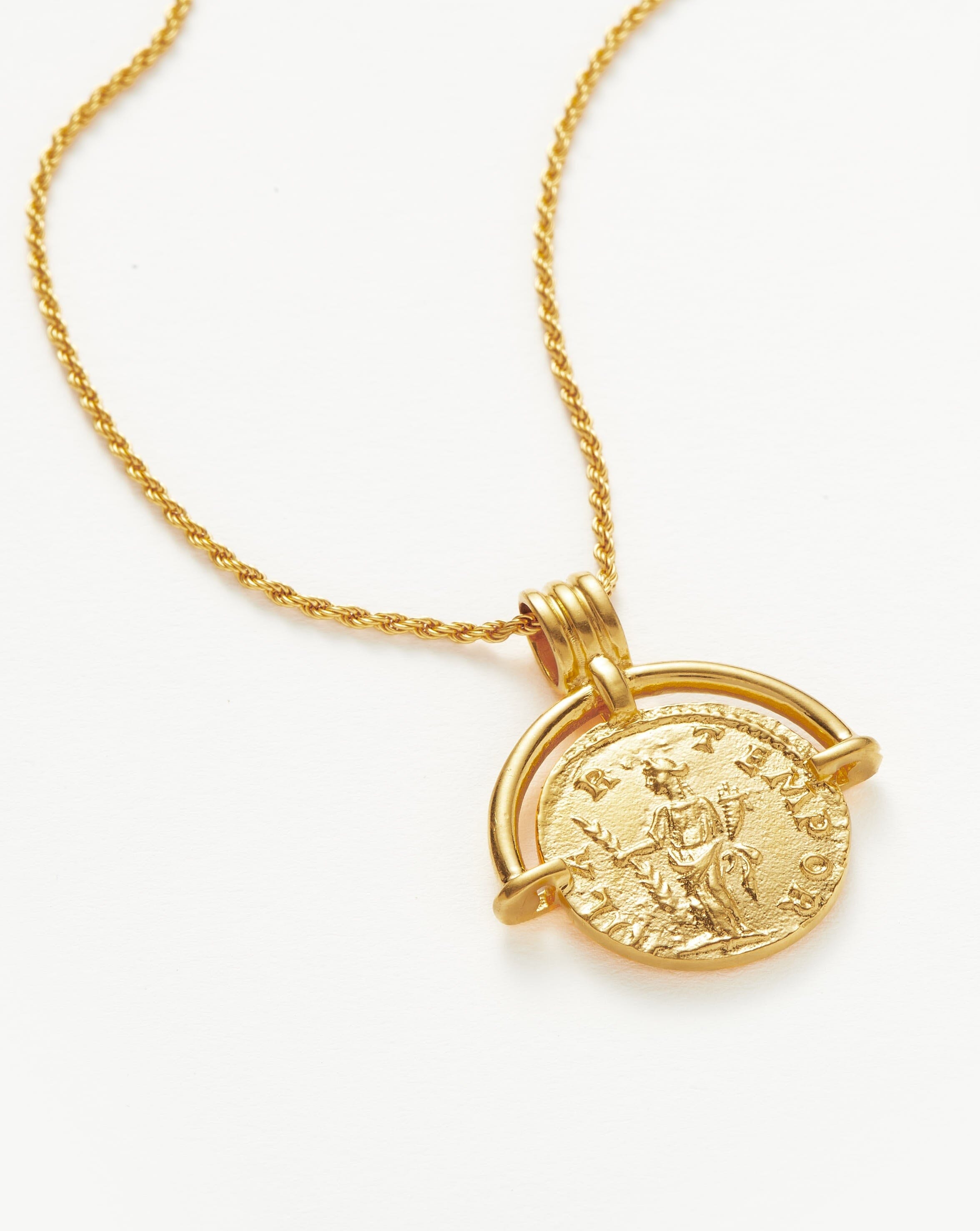 Lucy williams x missoma clearance roman arc coin necklace