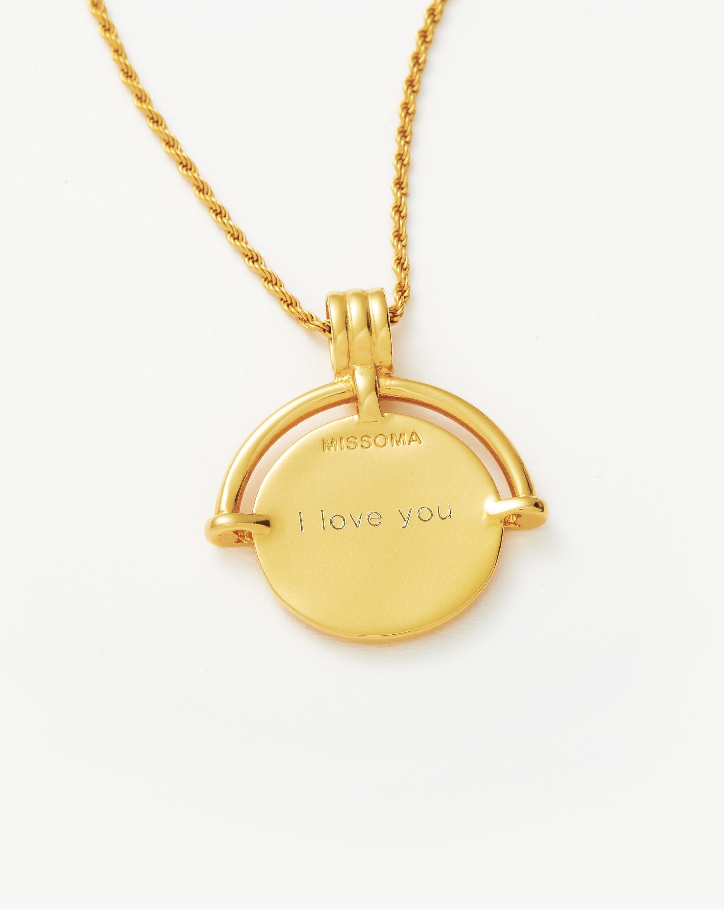 18ct gold deals personalised necklace