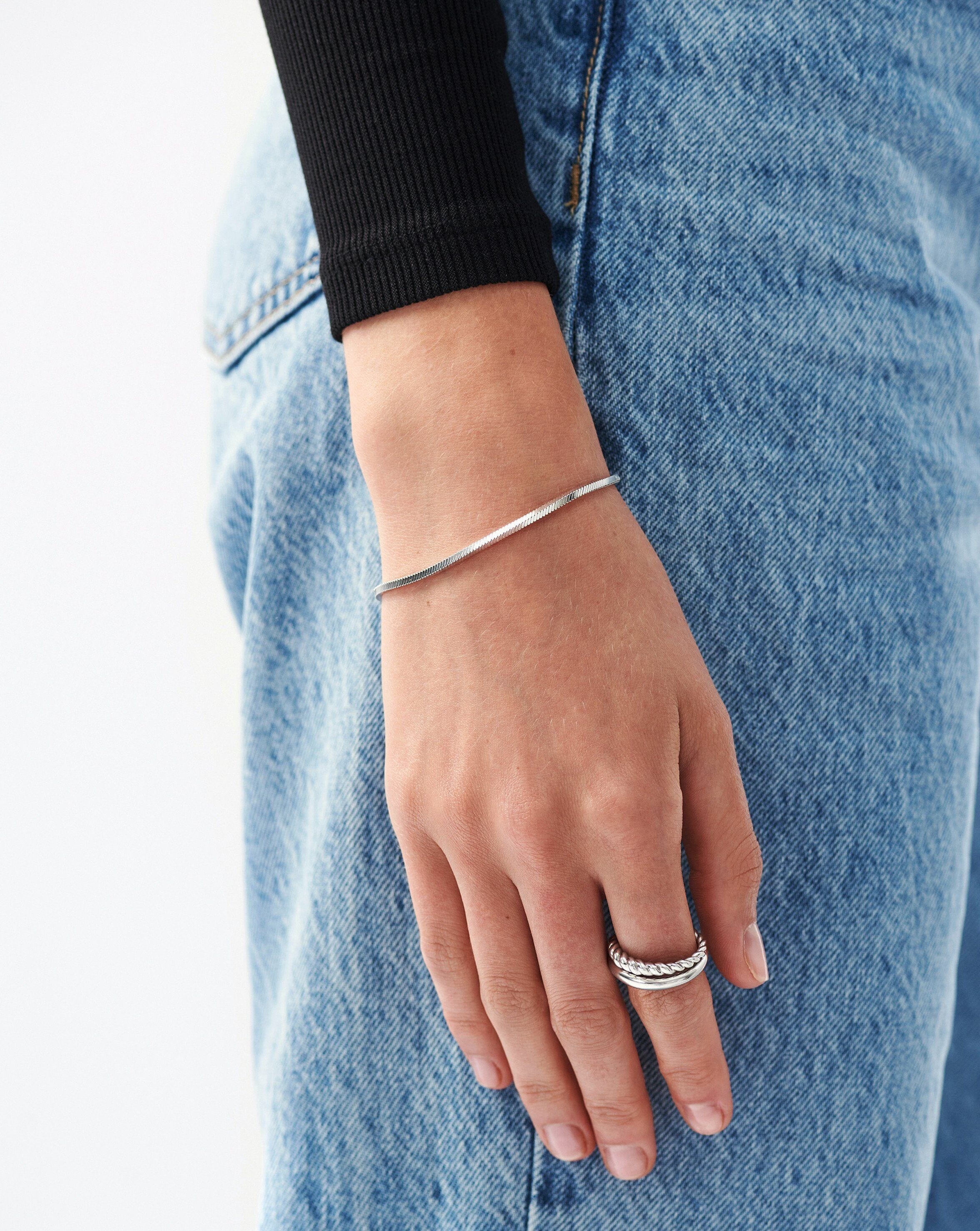 Lucy Williams Square Snake Chain Bracelet | Missoma