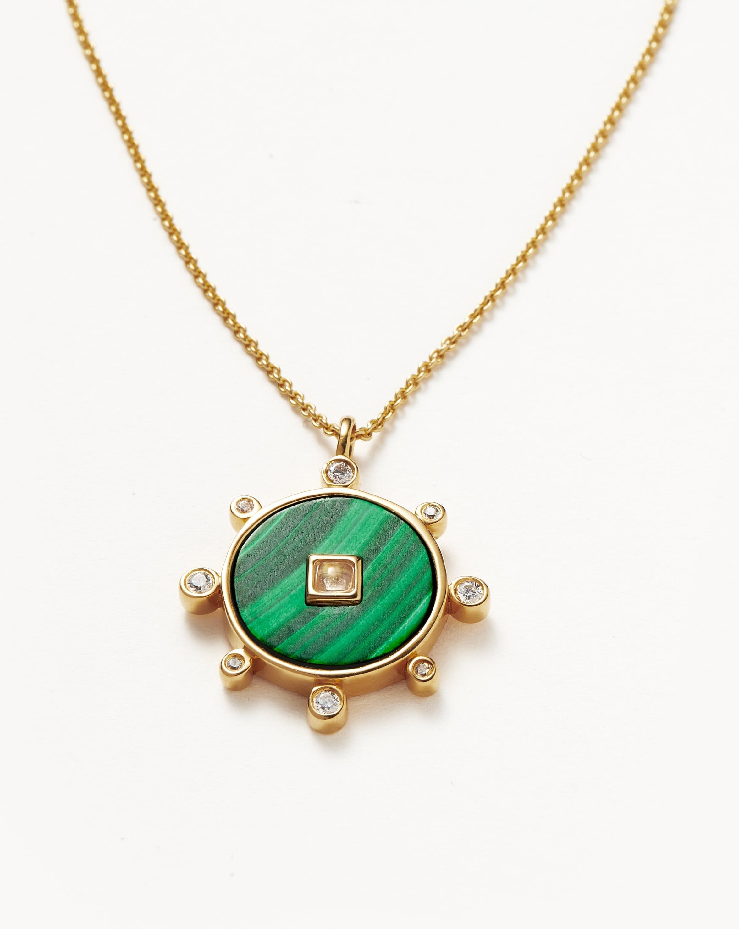 Malachite locket shop