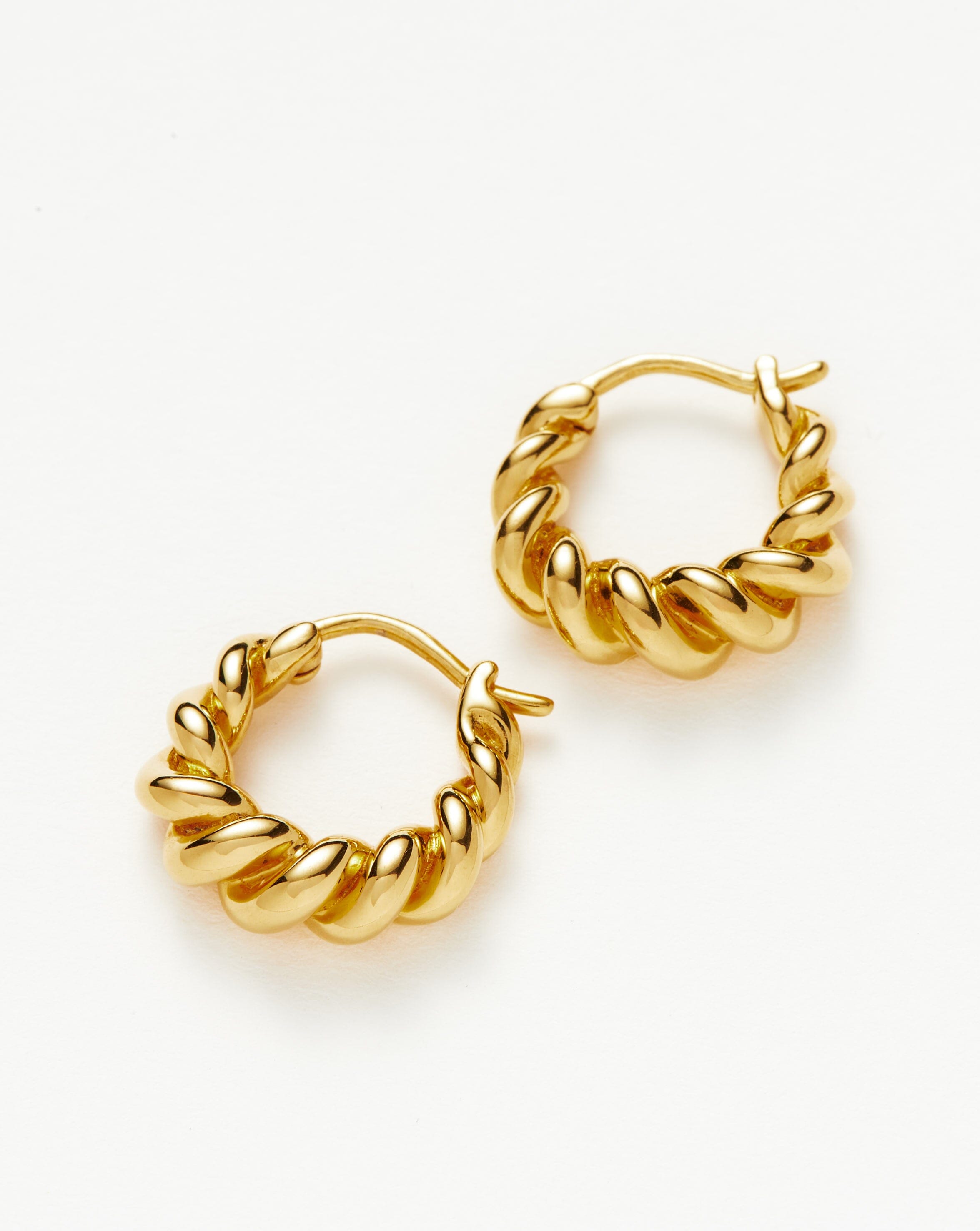 Missoma gold store mini tidal hoops