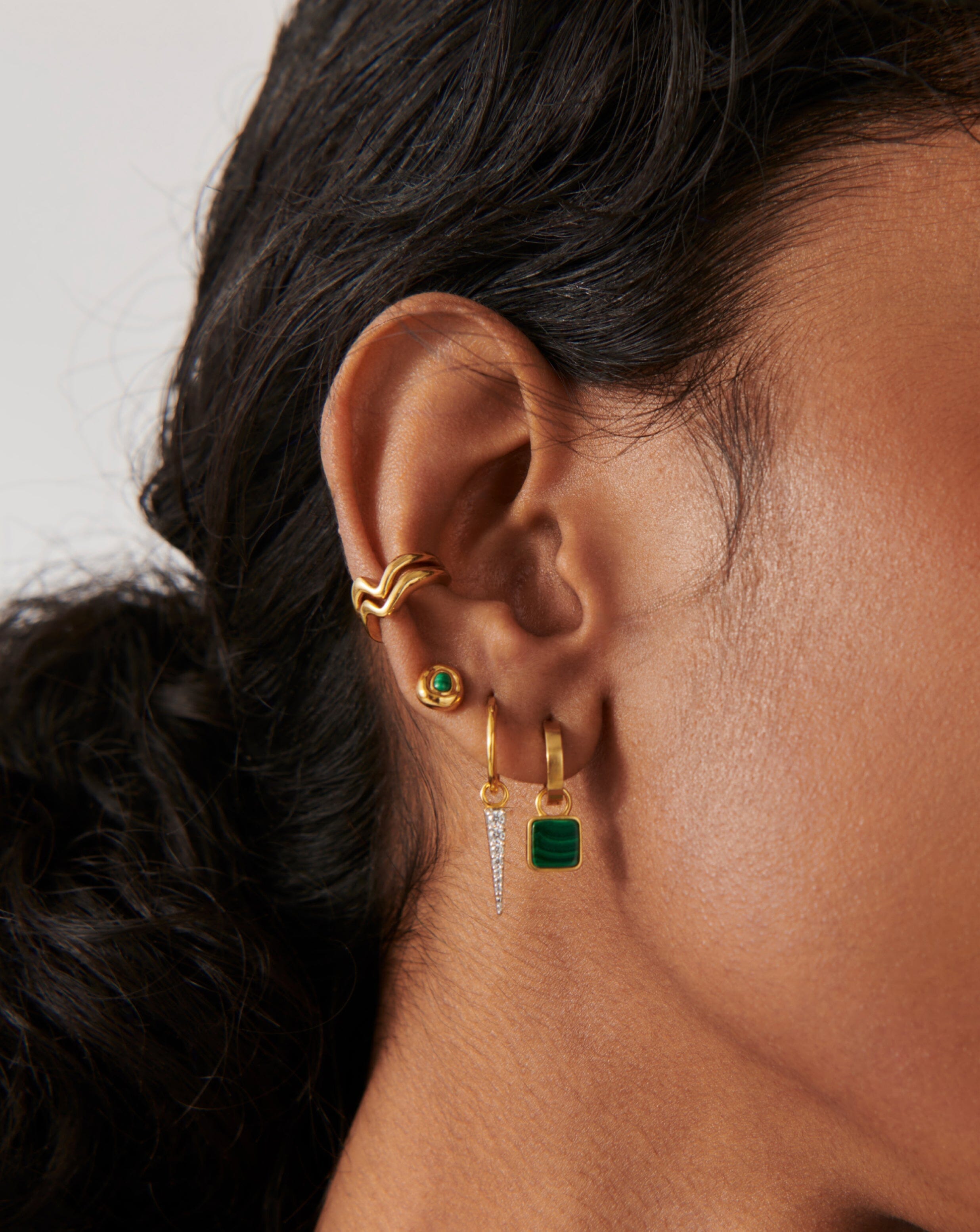 Missoma green deals earrings