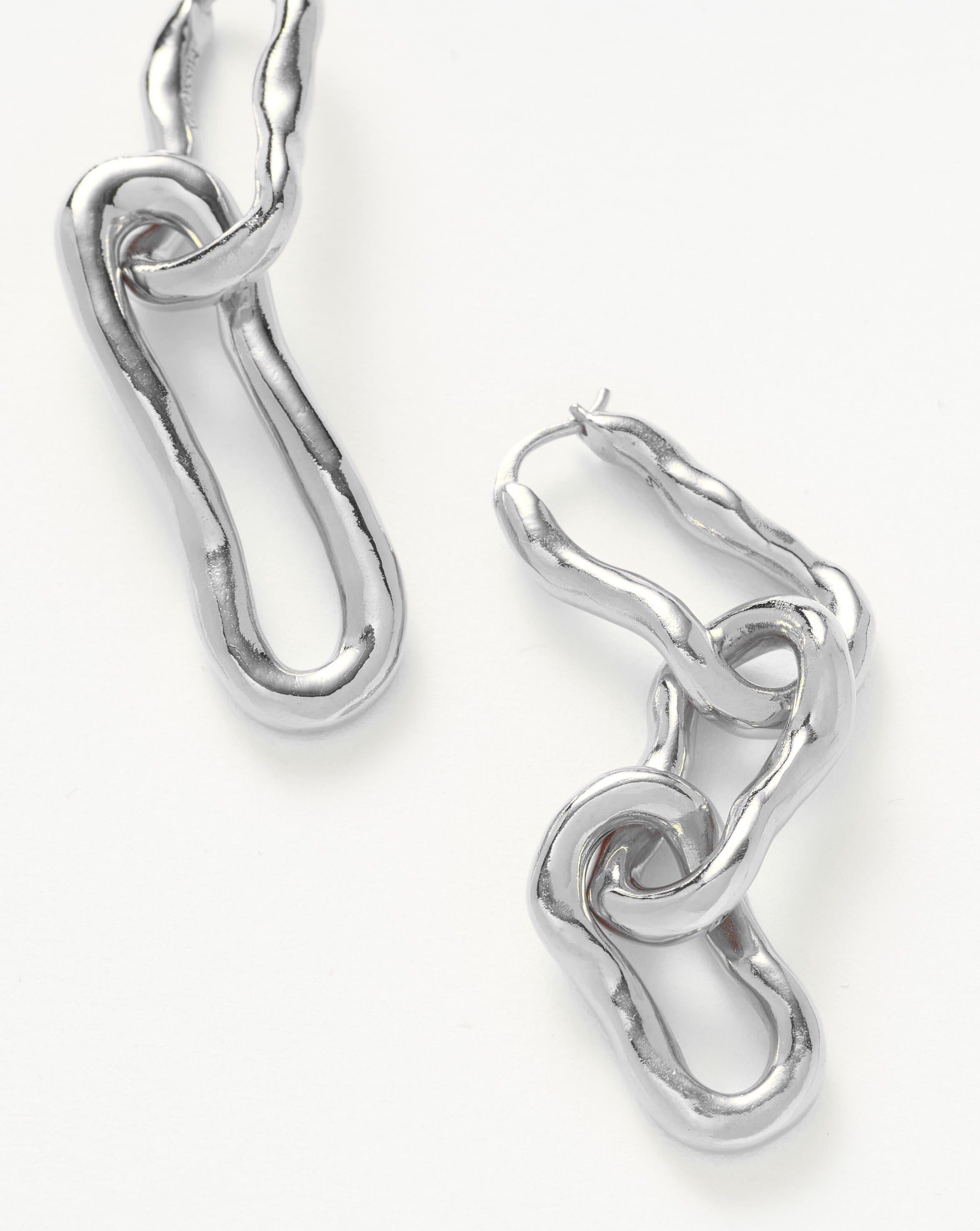 Molten Ovate Mismatch Hoop Earrings Earrings Missoma 