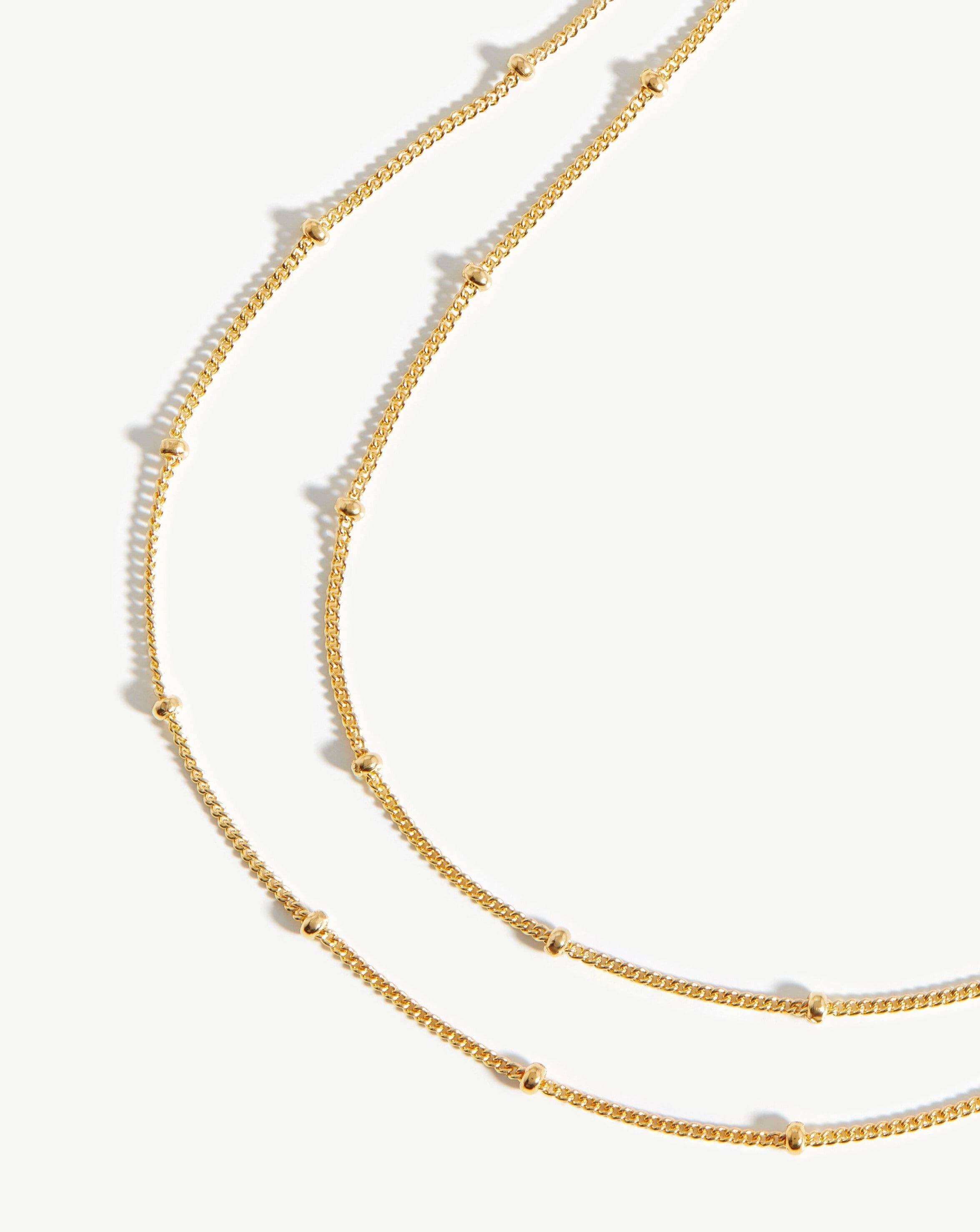 Missoma gold store bobble chain choker