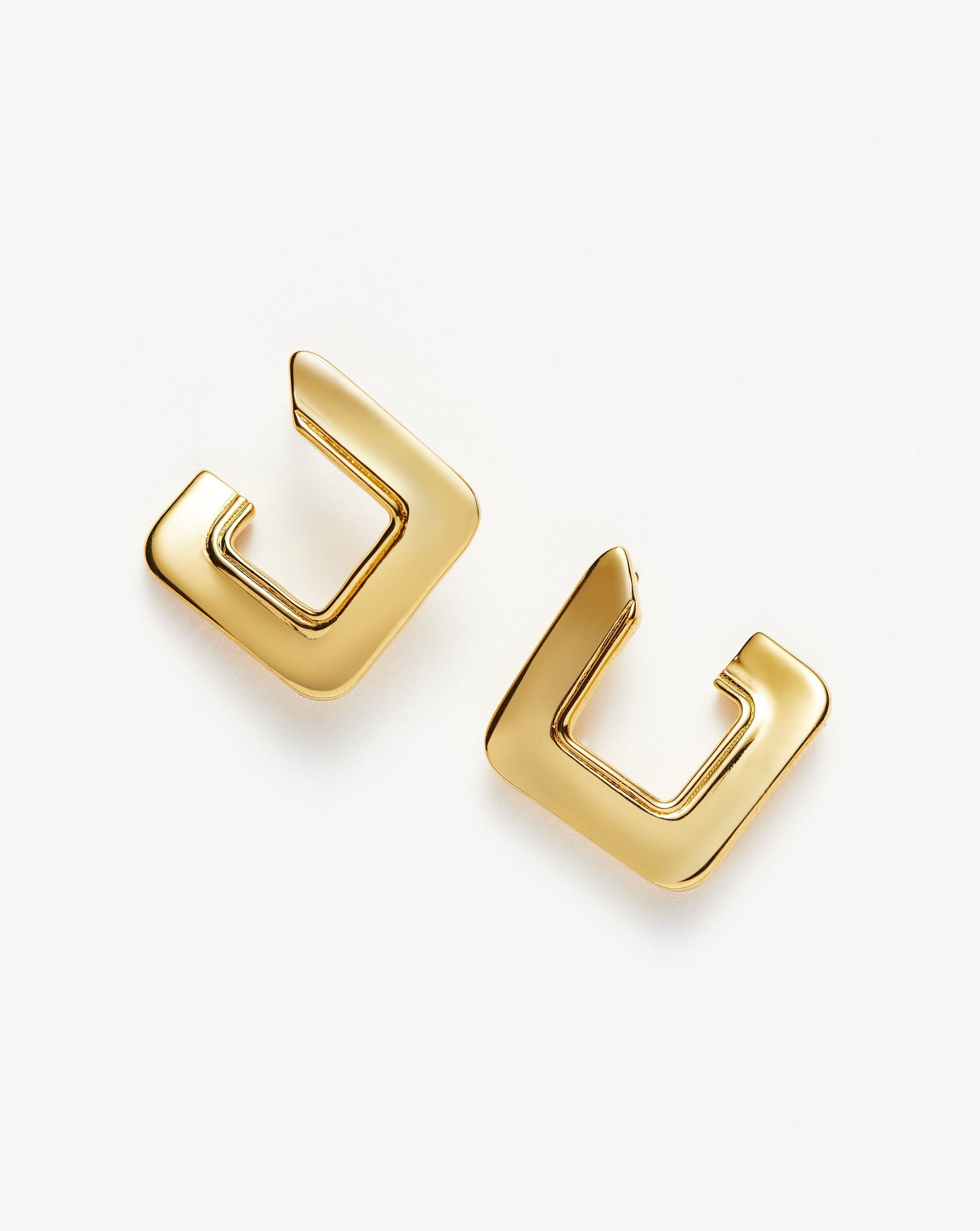 Squared Open Stud Earrings Earrings | Missoma