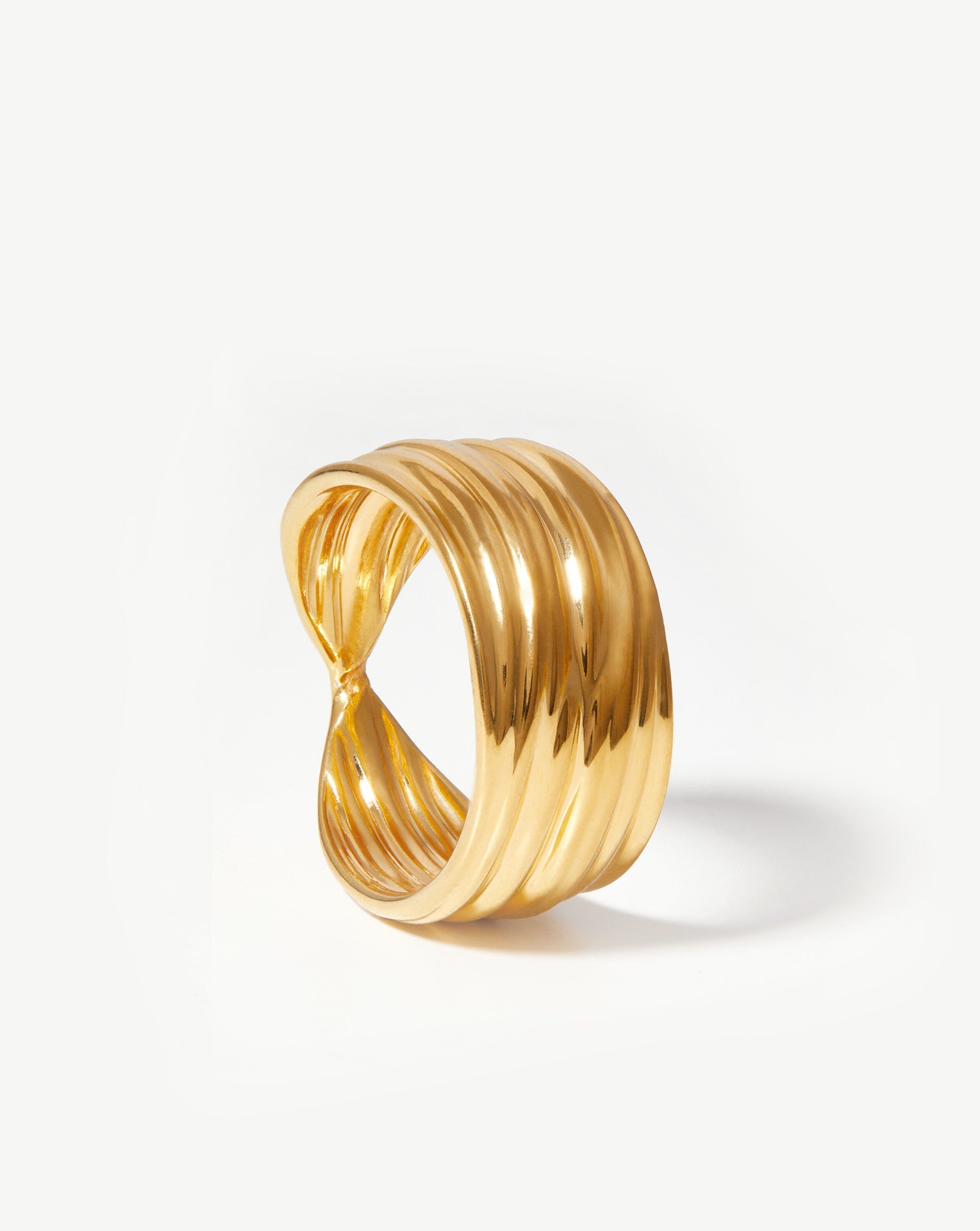 Wave Ring | 18ct Gold Vermeil | Missoma