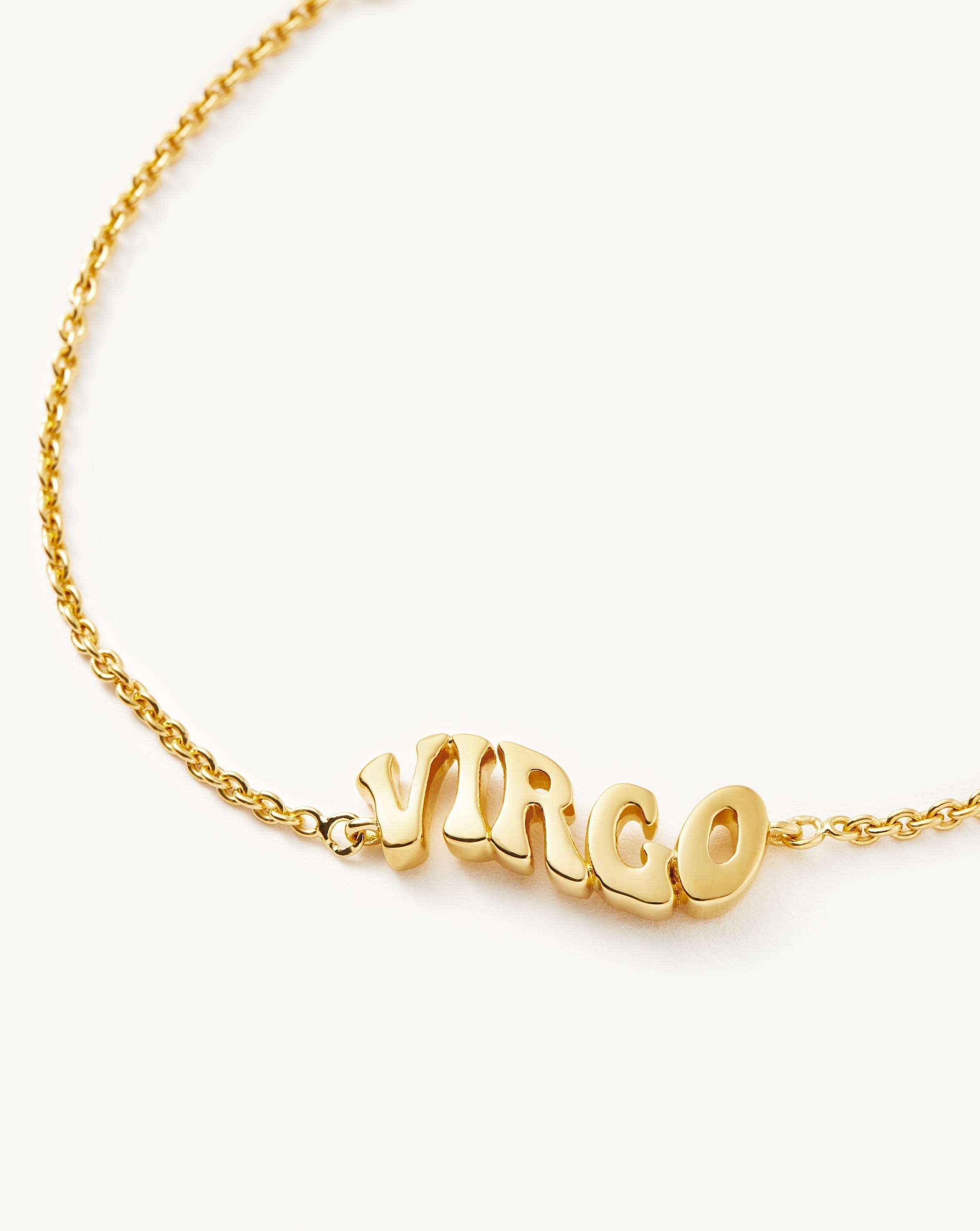 Virgo Zodiac Bracelet | 14K Gold | Kajal Naina